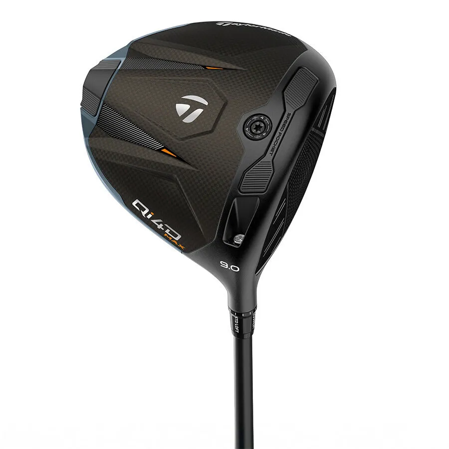 Taylormade Qi4D Max Driver (9 deg, Stiff, Left Hand, REAX MR60 Blue)