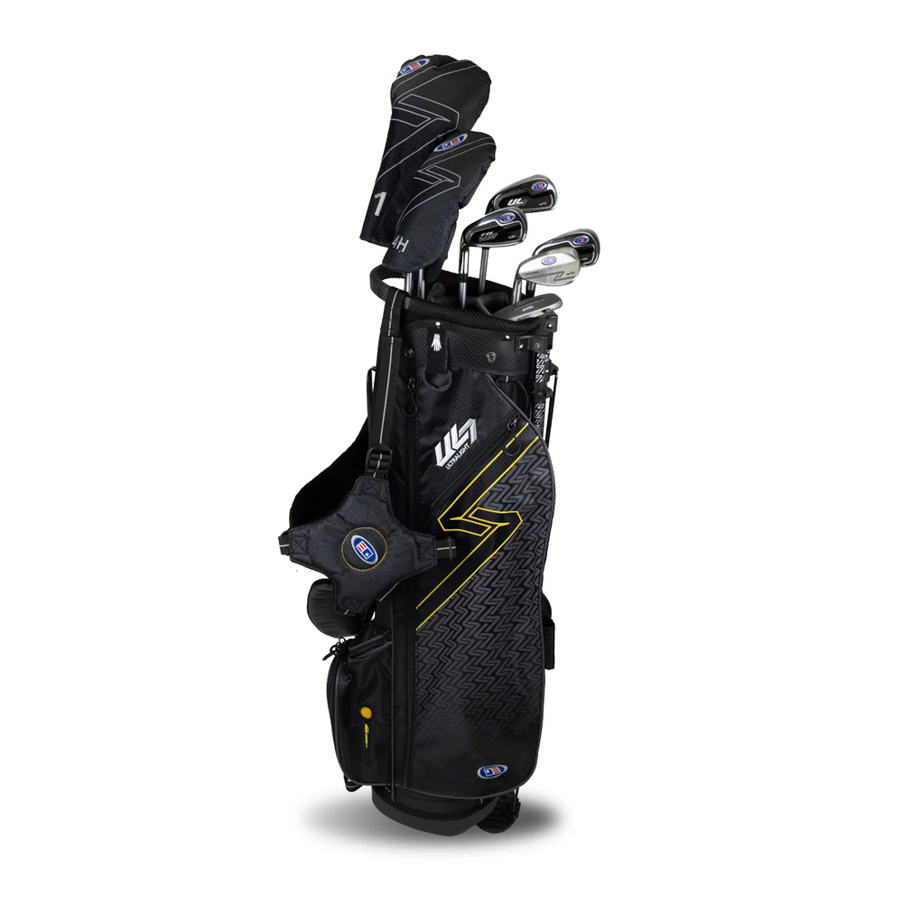 U.S Kids UL7-63 7 Club Stand Set (black/gold, Left Hand)