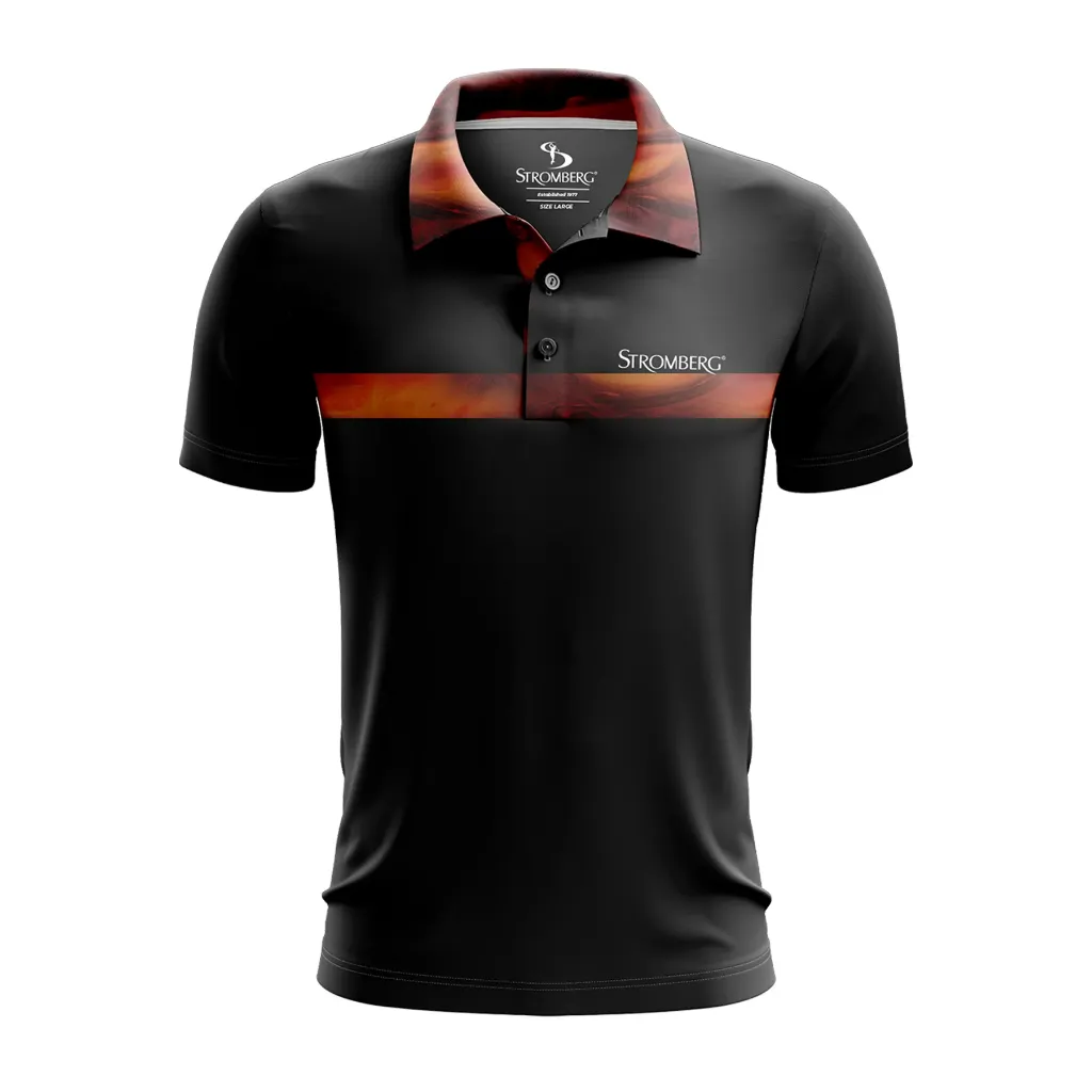 Stromberg Sunset Bite Men's Polo (black)